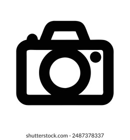 Fotografie, Kamera, Foto, Bild, Schnappschuss, Aufnahme, Objektiv-Icon-Vektorillustration.