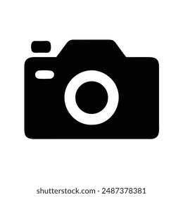 Fotografie, Kamera, Foto, Bild, Schnappschuss, Aufnahme, Objektiv-Icon-Vektorillustration.