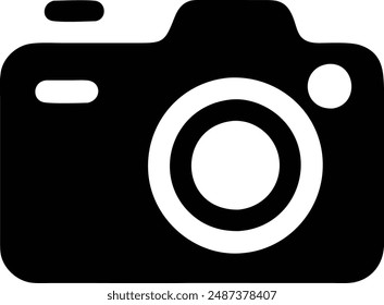 Fotografie, Kamera, Foto, Bild, Schnappschuss, Aufnahme, Objektiv-Icon-Vektorillustration.