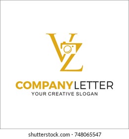 photography, camera, v logo, z logo