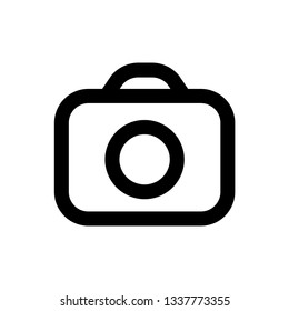 Photography camera vector icon
