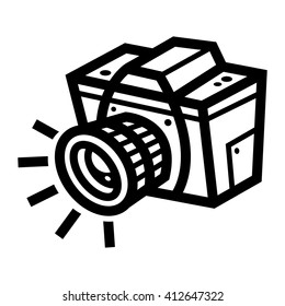 Photography Camera vector icon