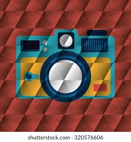 Photography and camera vintage design, vector illustration.