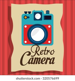 Photography and camera vintage design, vector illustration.