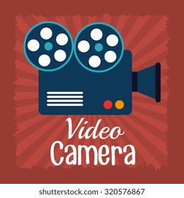 Photography and camera vintage design, vector illustration.