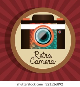 Photography and camera vintage design, vector illustration.