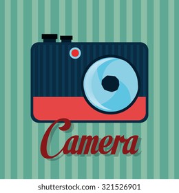 Photography and camera vintage design, vector illustration.