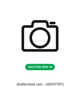 photography con vector concept design template