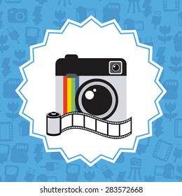 photography concept design, vector illustration eps10 graphic 
