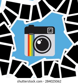 photography concept design, vector illustration eps10 graphic 