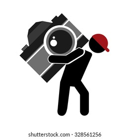 photography concept design, vector illustration eps10 graphic 