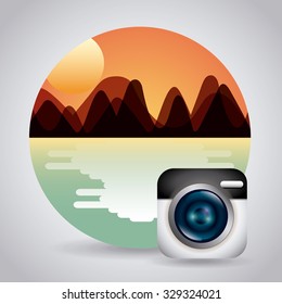 photography concept design, vector illustration eps10 graphic 
