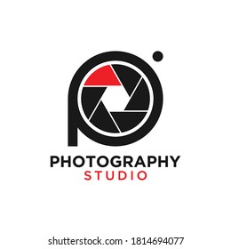 photography concept logo design vector template