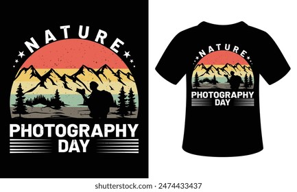 Photography Day vector t-shirt design