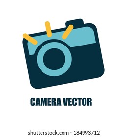 Photography design over white background, vector illustration