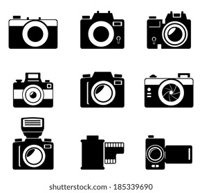 Photography design over white background, vector illustration