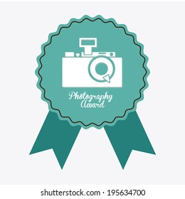 Photography design over white background, vector illustration