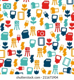 photography design over white background vector illustration 
