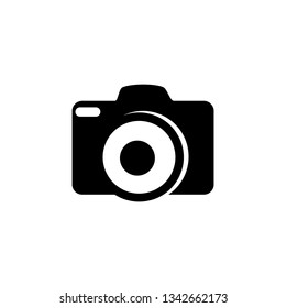 photography digital camera icon vector. perfect camera icon vector. white background.