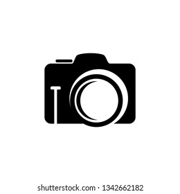 photography digital camera icon vector. perfect camera icon vector. white background.