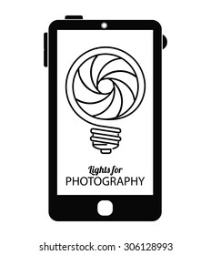 Photography digital design, vector illustration eps 10