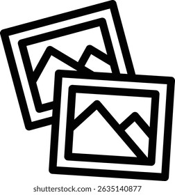 photography editable cartoon style icon sticker vector