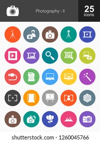 Photography Filled Icons