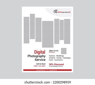 Photography Flyer Templet Rectangular Shape 