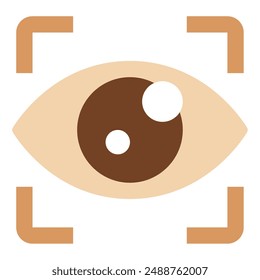Fotografía Icono de enfoque para Web, App, infografía, etc