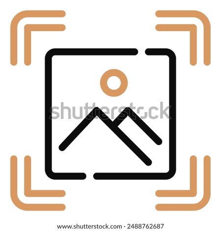 Photography Frame icon for web, app, infographic, etc