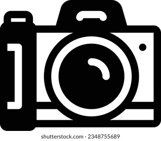 Photography Glyph Icon - Single Icon, Vector