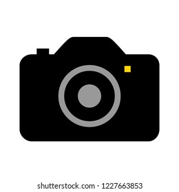 Photography icon  - digital camera illustration - photo & picture sign and symbol