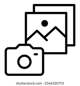 Photography Icon Element For Design