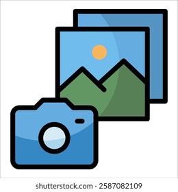 Photography Icon Element For Design