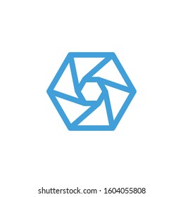 Photography icon. Line design template
