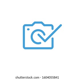 Photography icon. Line design template