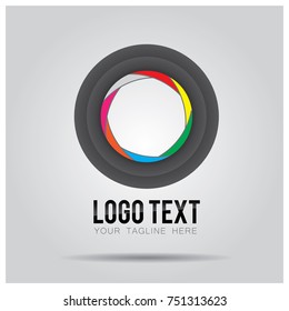 Photography Icon Logo Vector Template