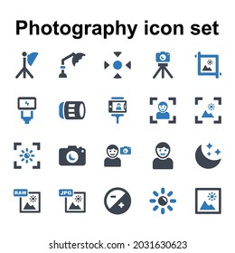 Conjunto de iconos de fotografía.imagen,vista (ilustración vectorial)