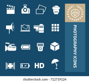 Photography icon set,vector