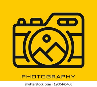 Photography icon signs