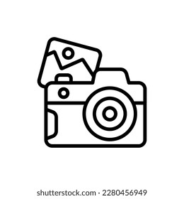 Photography icon in vector. Illustration