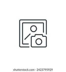 Photography icon, Photography vector illustration