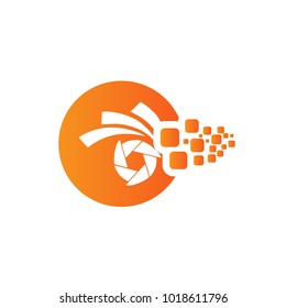 Photography Icon Vector Logo Template
