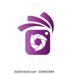 Photography Icon Vector Logo Template