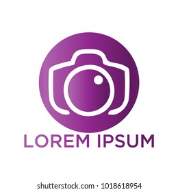Photography Icon Vector Logo Template