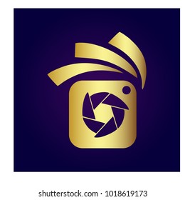 Photography Icon Vector Logo Template