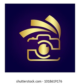 Photography Icon Vector Logo Template