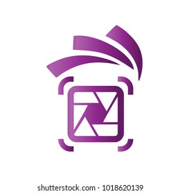 Photography Icon Vector Logo Template