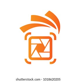 Photography Icon Vector Logo Template