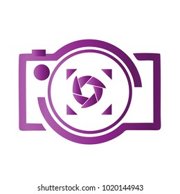 Photography Icon Vector Logo Template